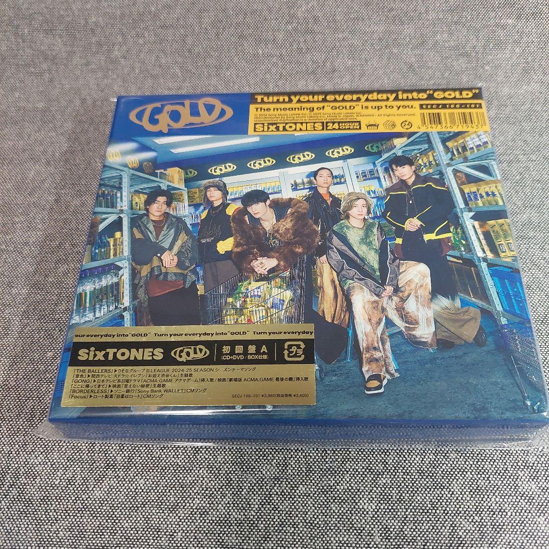 SixTONES GOLD 初回限定盤A CD＋DVD - メルカリ