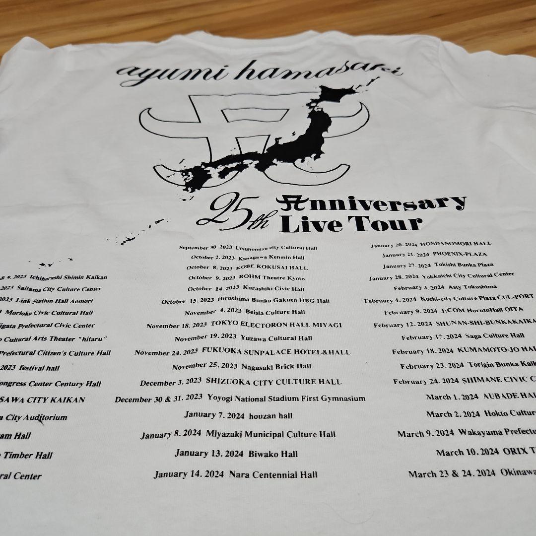浜崎あゆみ 25周年 Photo Tシャツ White Mサイズ - メルカリ 浜崎あゆみ 25周年 Photo Tシャツ White Mサイズ - メルカリ