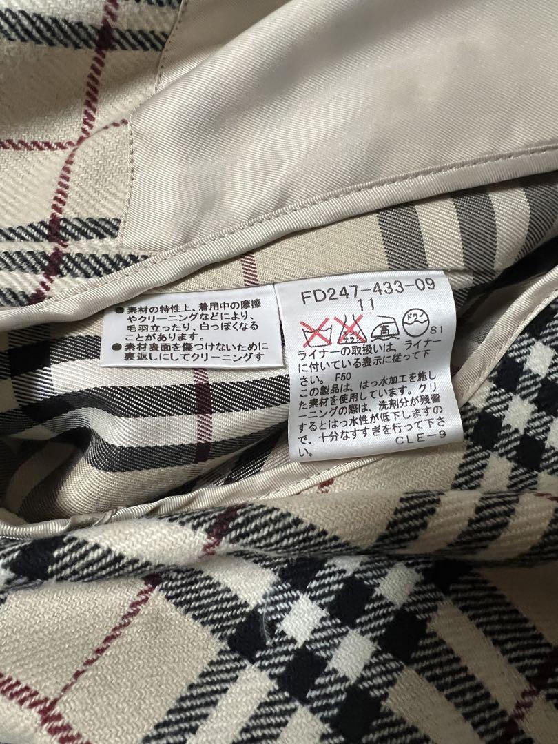 BURBERRY ブラック トレンチコート　11号