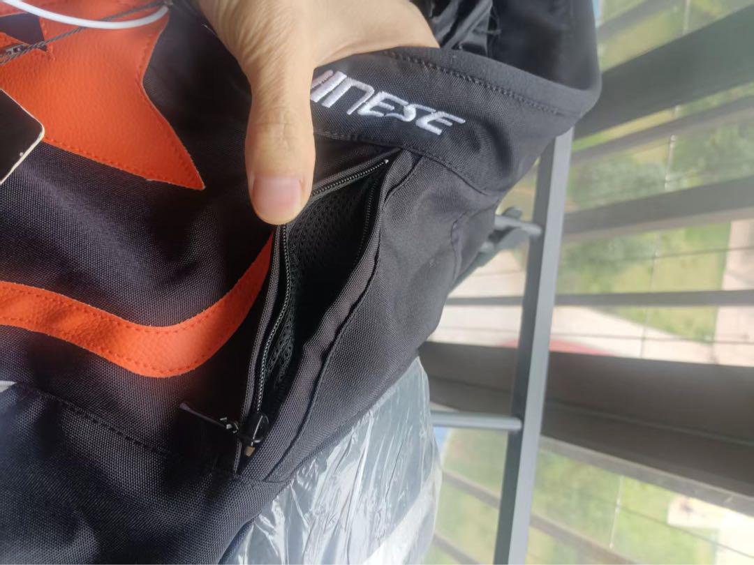 Dainese バイクジャケット 黒/オレンジ/白