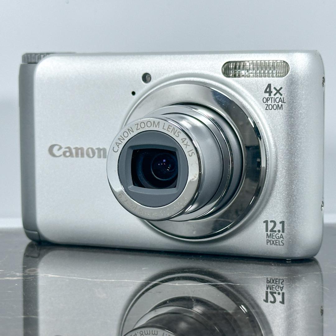【美品】Canon Powershot A3100 IS シルバー　動作確認済 Canon PowerShot A3100 IS Digital Camera (Silver) 4255B001 B&H