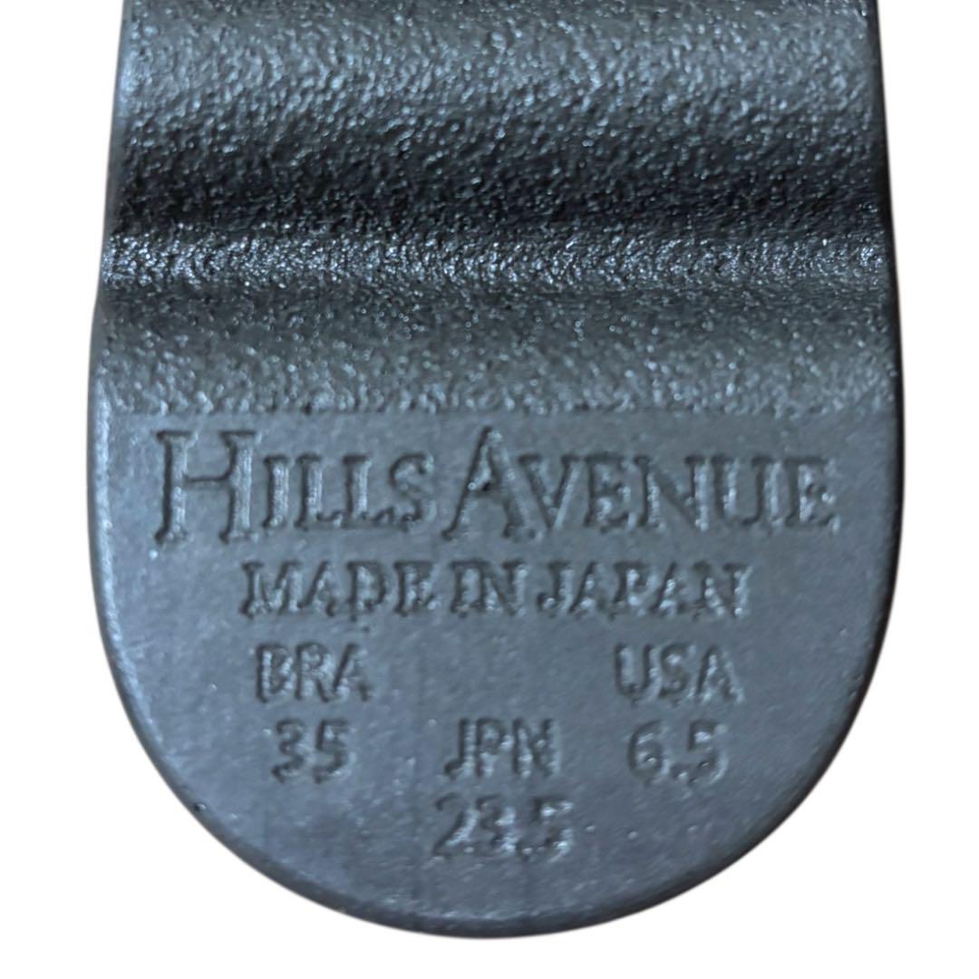 【極美品】HILLS AVENUEヒルズアヴェニュー★ウェーブソール★パンプス黒