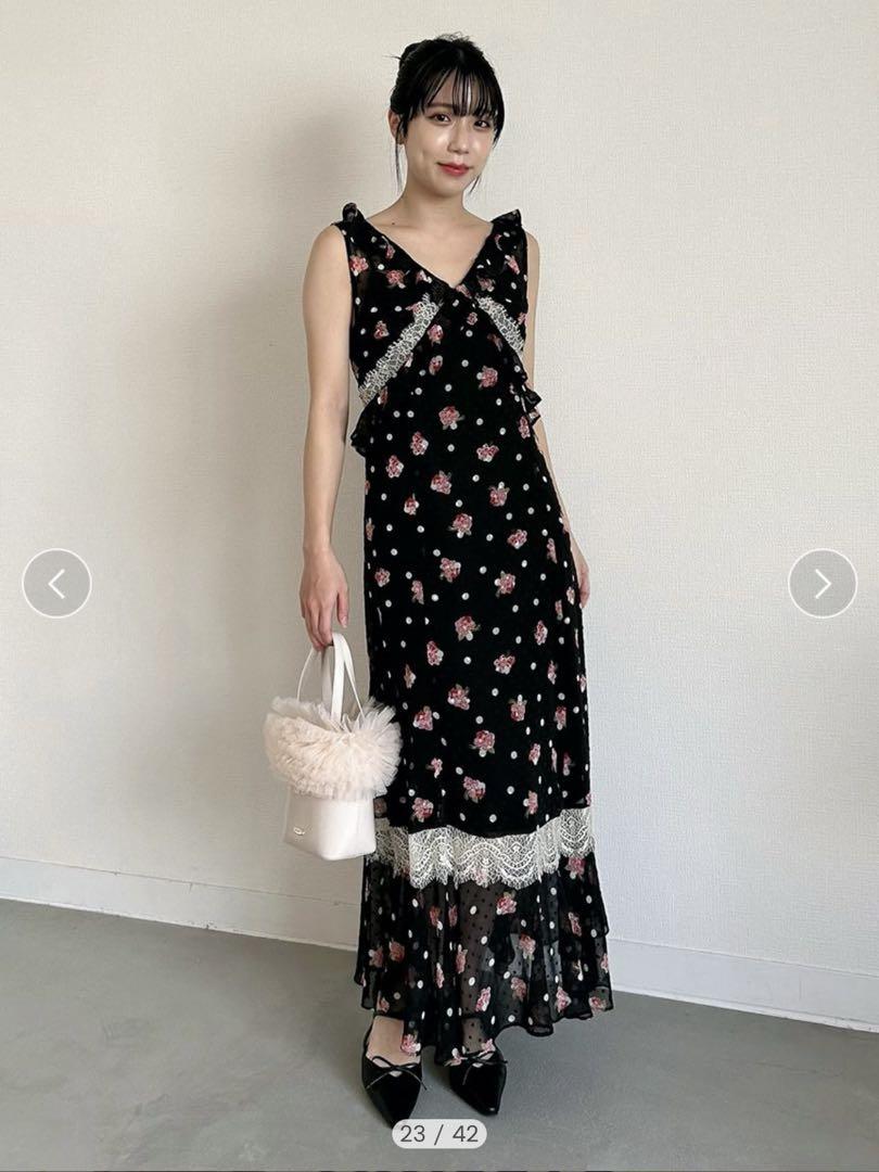 【LILY BROWN × ANNA SUI】バリエ柄ワンピース