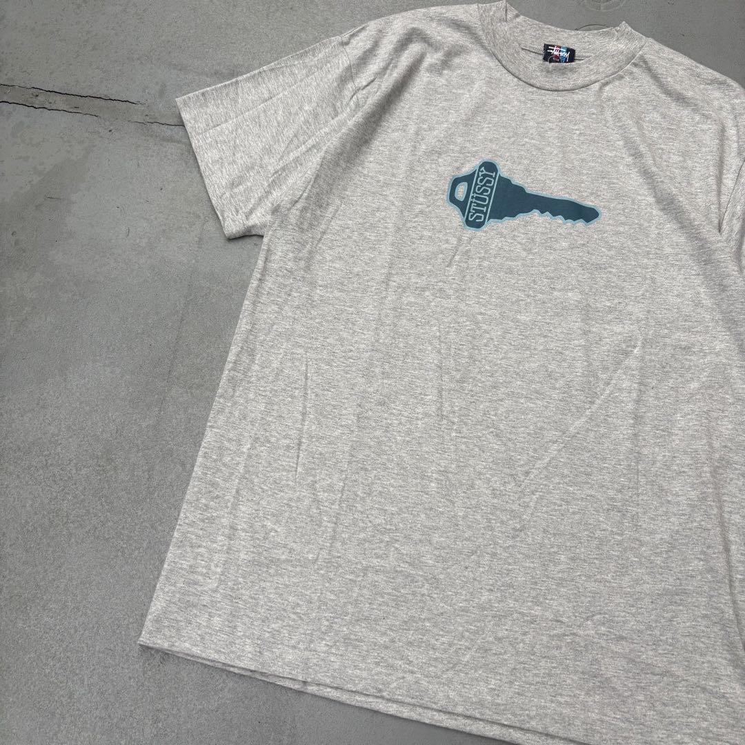 90s OLD Stussy KEY USA製 名作　半袖　tシャツ　メンズ