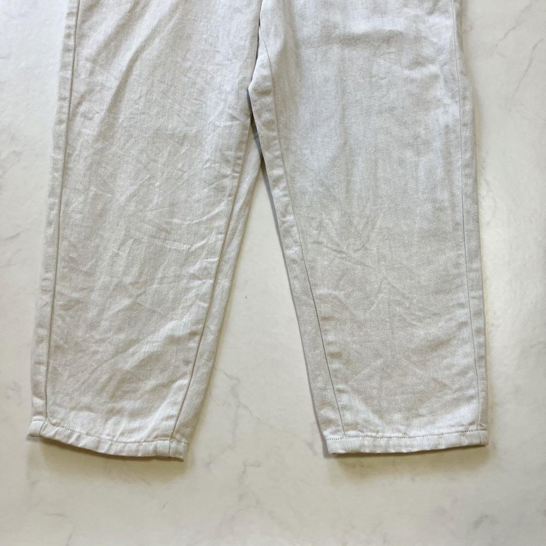 【美品】ダントン コットンリネンサロペットパンツ S