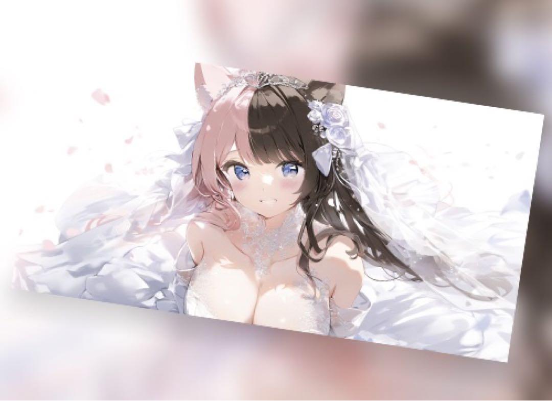橘ひなの ひなーの ウェディング プレイマット ぶいすぽっ！ q_q Amazon.co.jp: 橘ひなの プレイマット ラバーマット ぶいすぽ ぶ