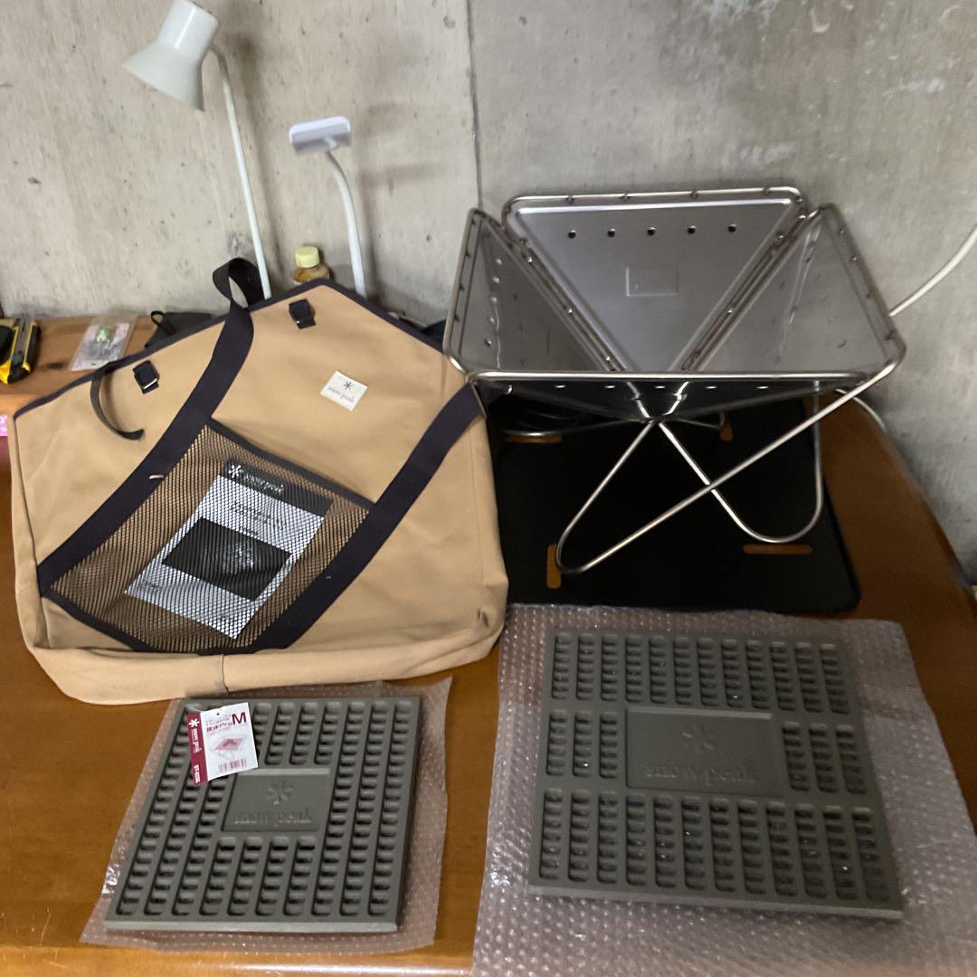 新品・焚火台 L スターターセット+炭床M Pro スノーピーク 画像1