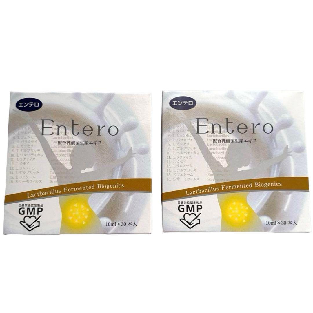 エンテロ Entero 複合乳酸菌生産エキス10ml×30本 2箱