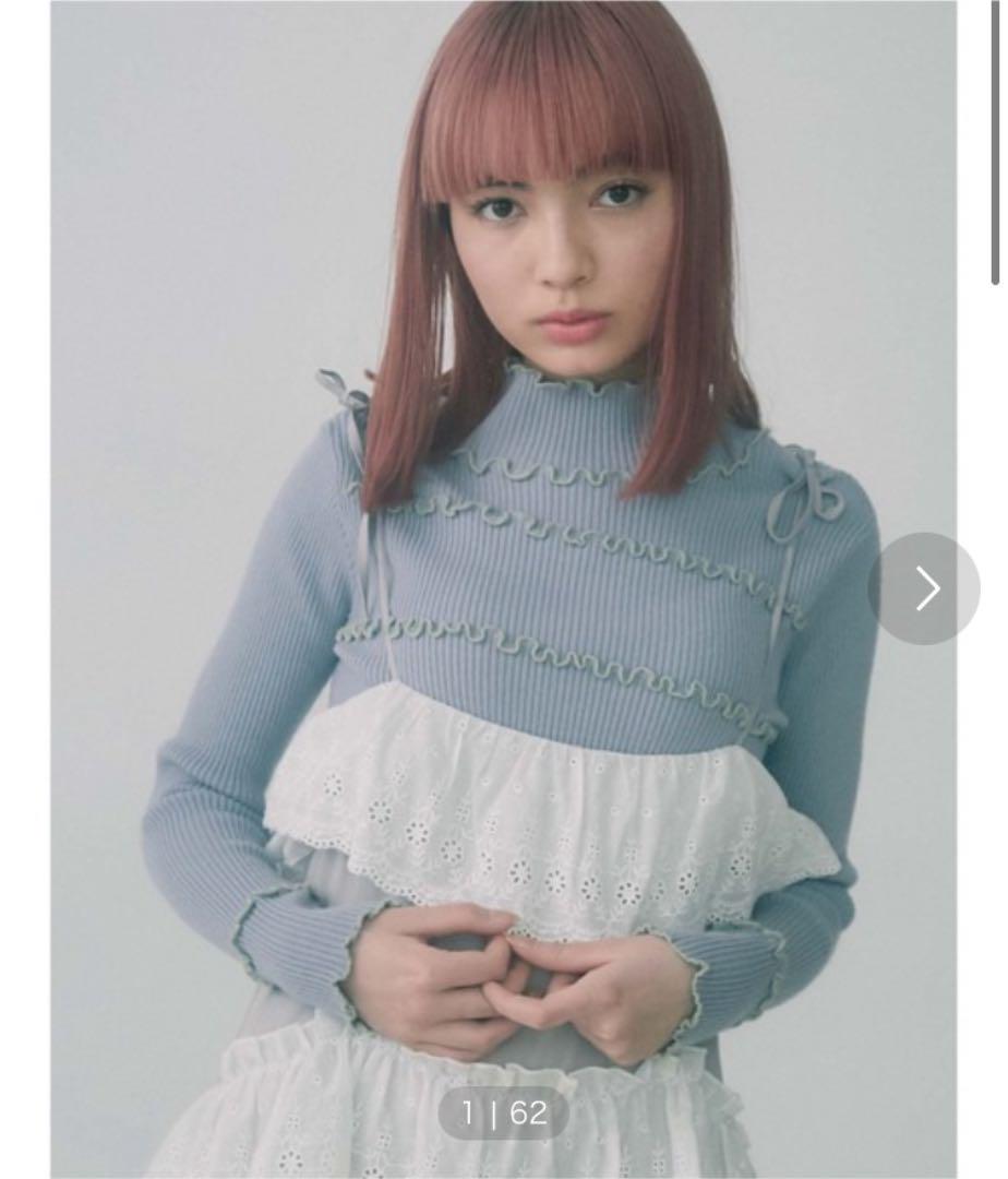 アウトレット売れ筋 Merry Jenny バイカラーメロウリブニット アウトレット値下げ レディース トップス Khanalsaboun Net