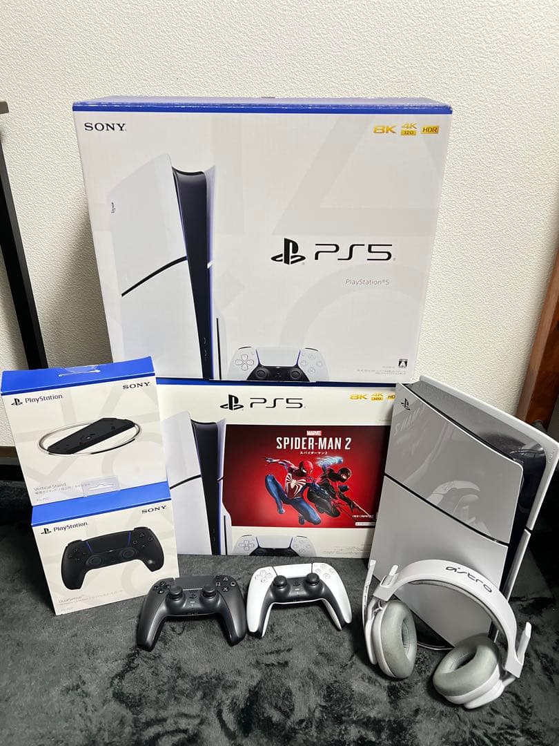 PlayStation 5スリムコンソール スパイダーマン2 エディション目立った傷や汚れなし