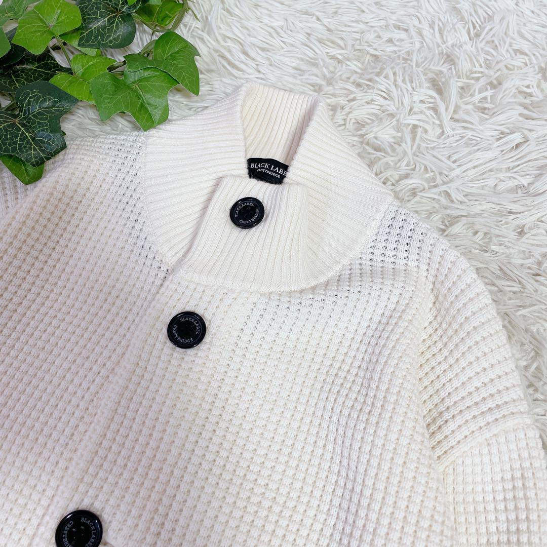 新品】ブラックレーベルクレストブリッジ ワッフルニット チェック L