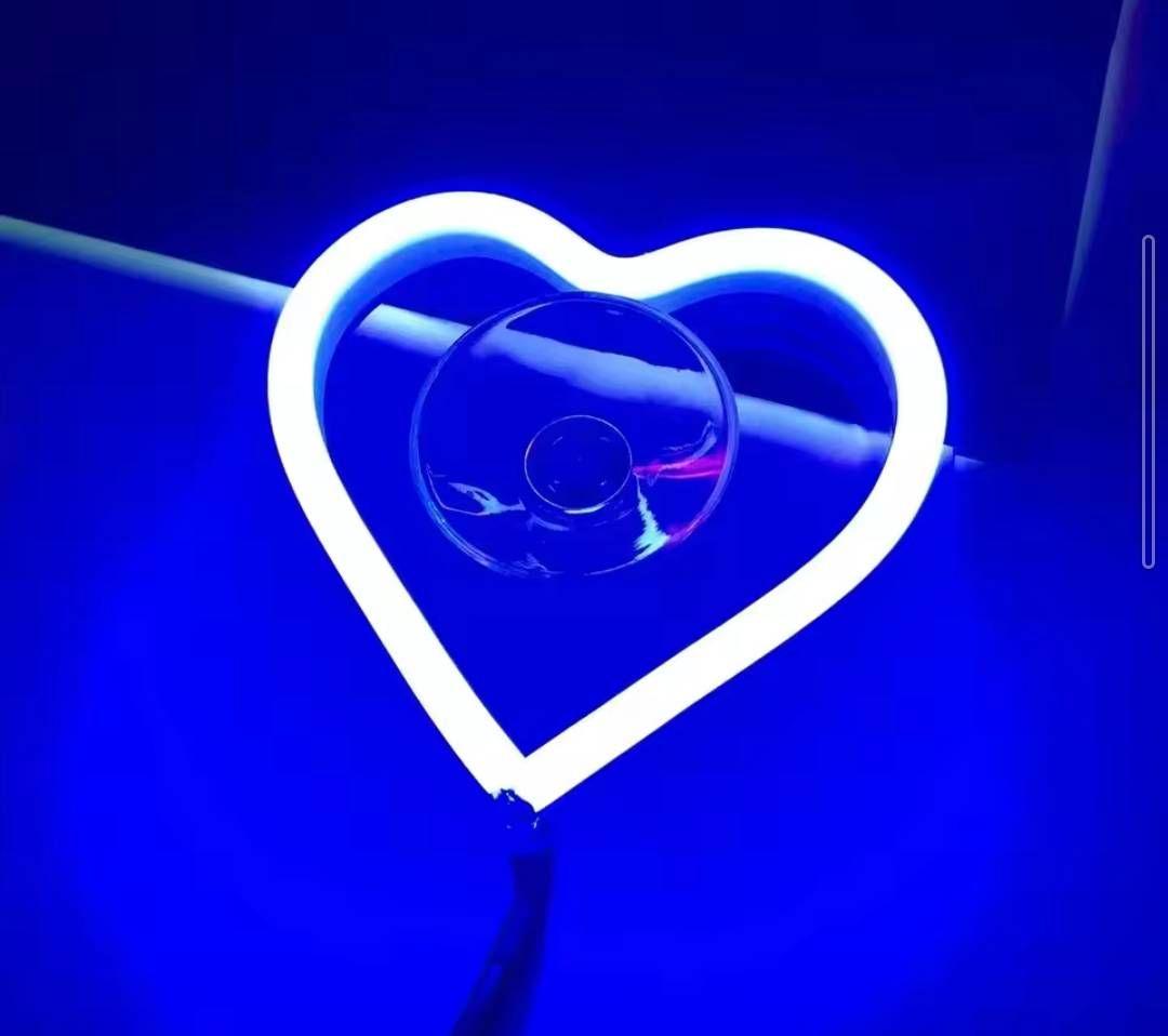 LEDイルミネーションランプ ラブ灯青 デコトラ軽トラ旧車ドリフト街道レーサー