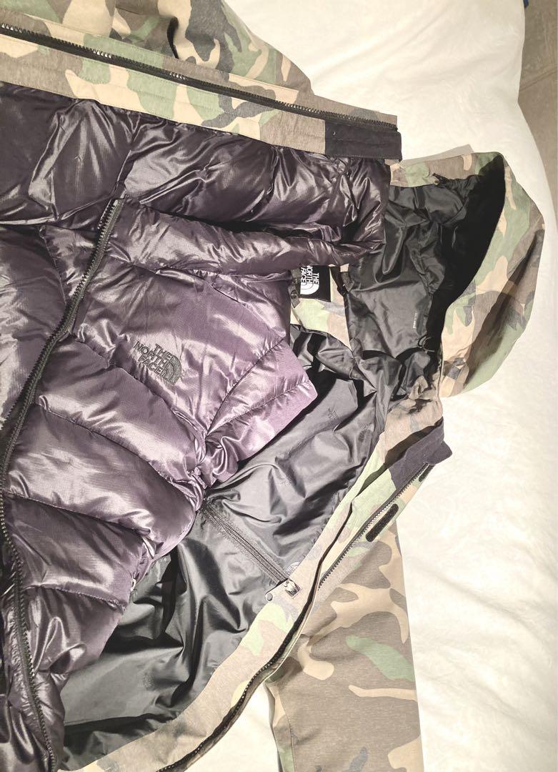NORTHFACE ノースフェイス インナーダウン パーカー 3WAY 迷彩 NORTHFACE ノースフェイス インナーダウン パーカー 3WAY 迷彩