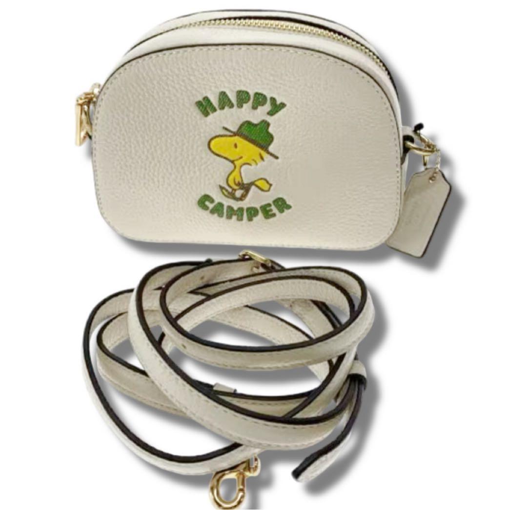 COACH コーチ × PEANUTS ミニセレナ ショルダーウッドストック