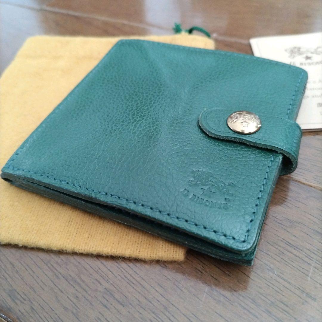 新品 イルビゾンテ 本革 レザー 財布 スナップ ウォレット
