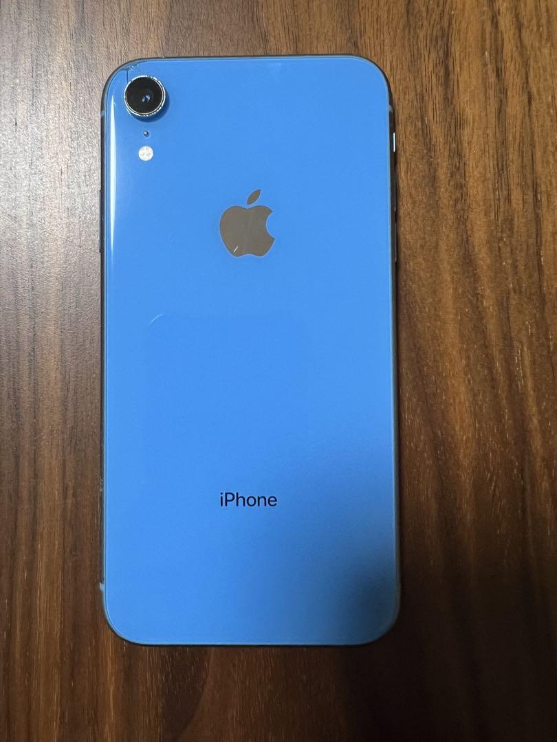 Apple iPhone XR 本体 ブルー 箱付き