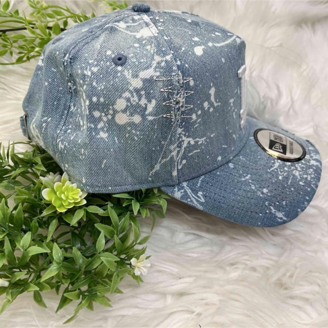 新品 NEWERA LA ニューエラ ダメージ デニム キャップ 帽子