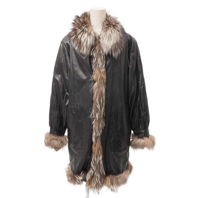 ハ*ス様 新品/希少カラー✨リアルファー コート ラビット
