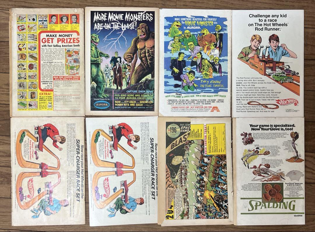 ‘60/70sヴィンテージアメコミ8冊セット ※個別売り可