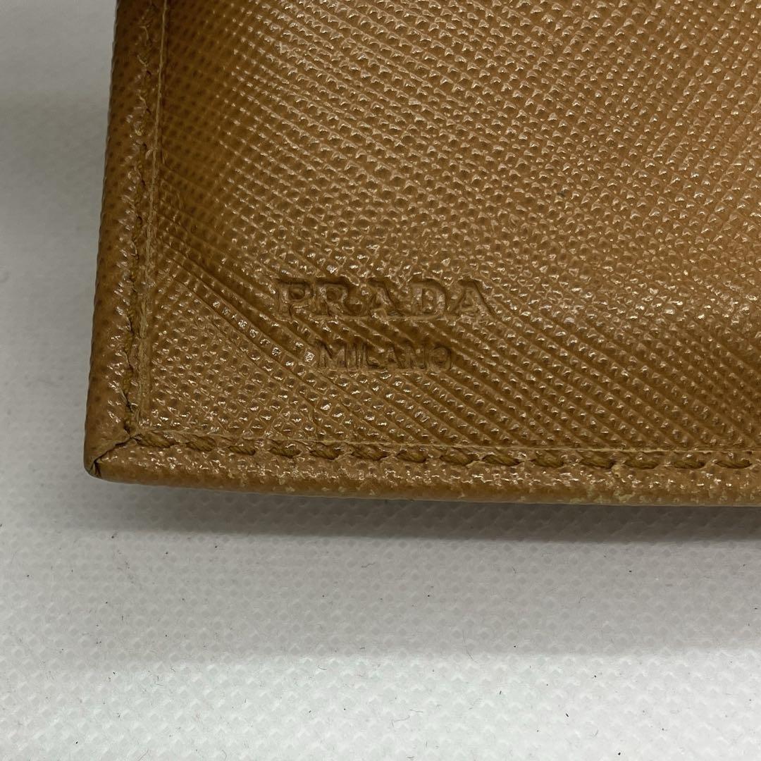 PRADA プラダ 三つ折り財布 がま口 三角ロゴ 2742 小物
