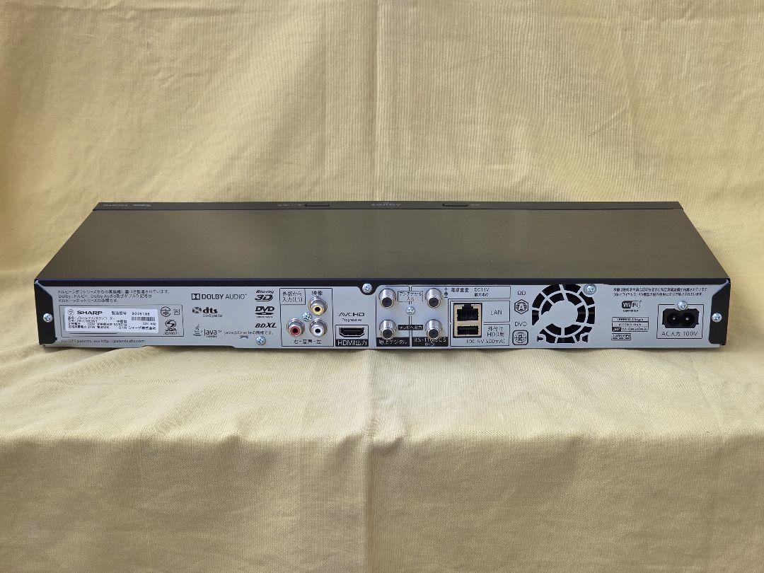 SHARP AQUOS BDレコーダー 2B-C05CW1 2020年製 整備品 SHARP AQUOS BDレコーダー 2B-C05CW1 2020年製 動作品