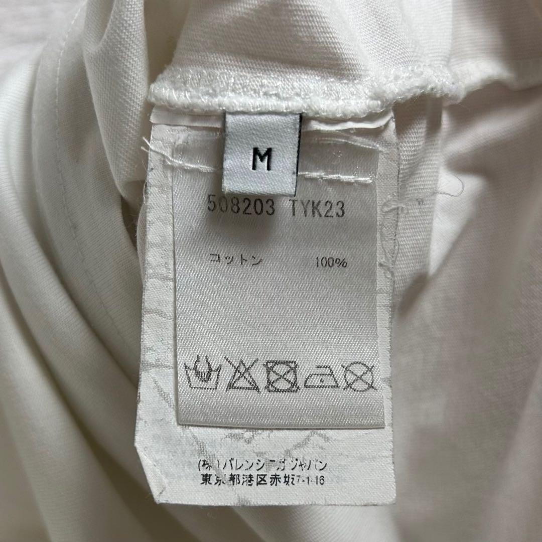 【定番モデル】バレンシアガ☆センターロゴ入りTシャツ BBロゴ オーバーサイズ