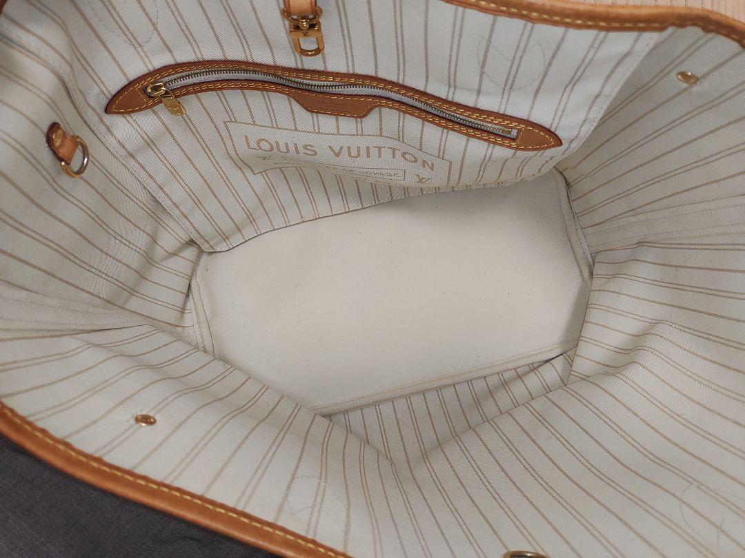 LOUIS VUITTON ネヴァーフルMM  ダミエ　アズール ポーチ無し