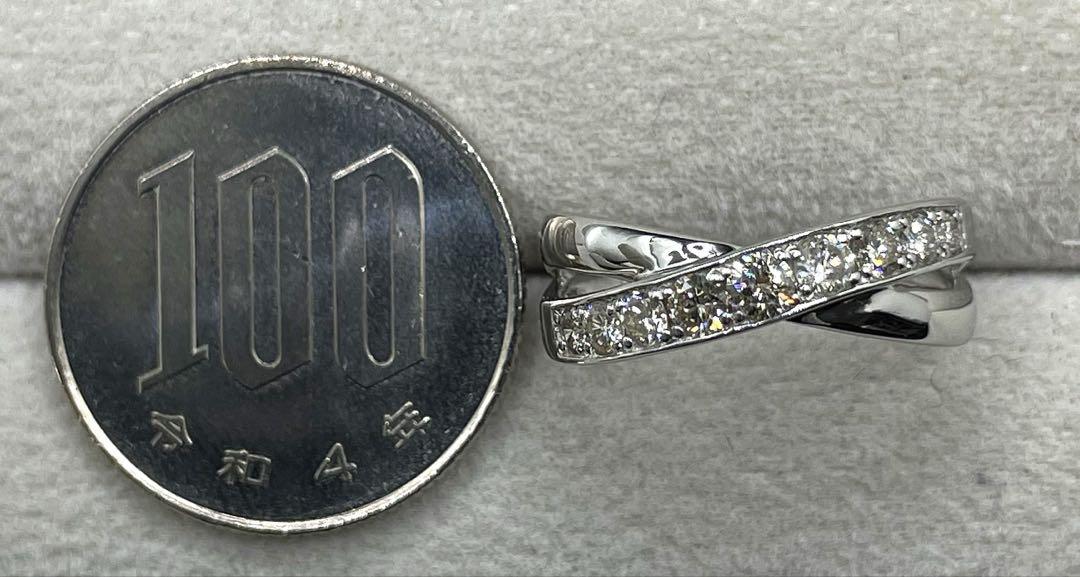 JD55★高級 ダイヤモンド0.5ct pt950 リング