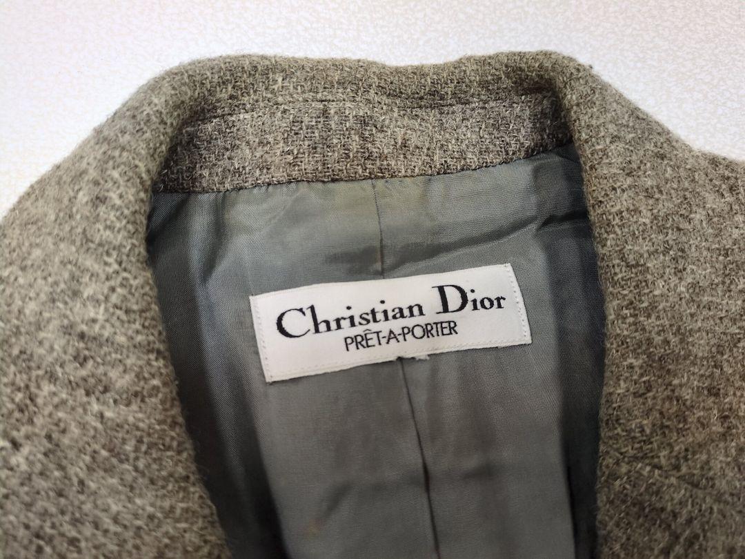 80s90s DIOR PRET-A-PORTER ツイードテーラードジャケット