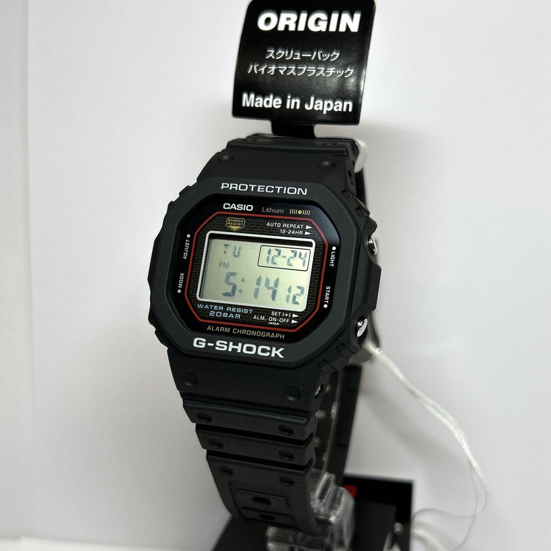 初代G-SHOCK 復刻モデル CASIO国内正規品 DW-5000R-1AJF