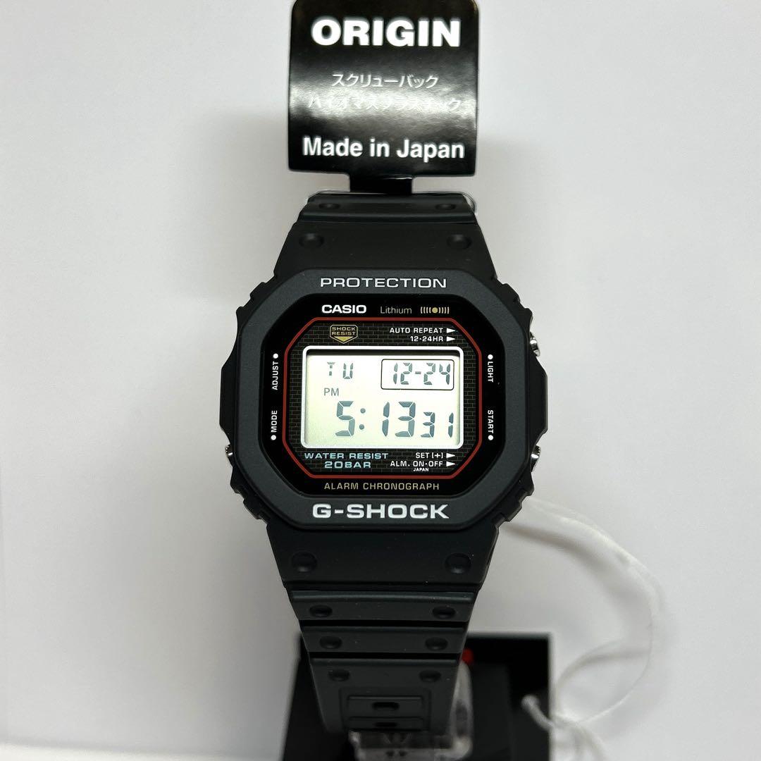 初代G-SHOCK 復刻モデル CASIO国内正規品 DW-5000R-1AJF