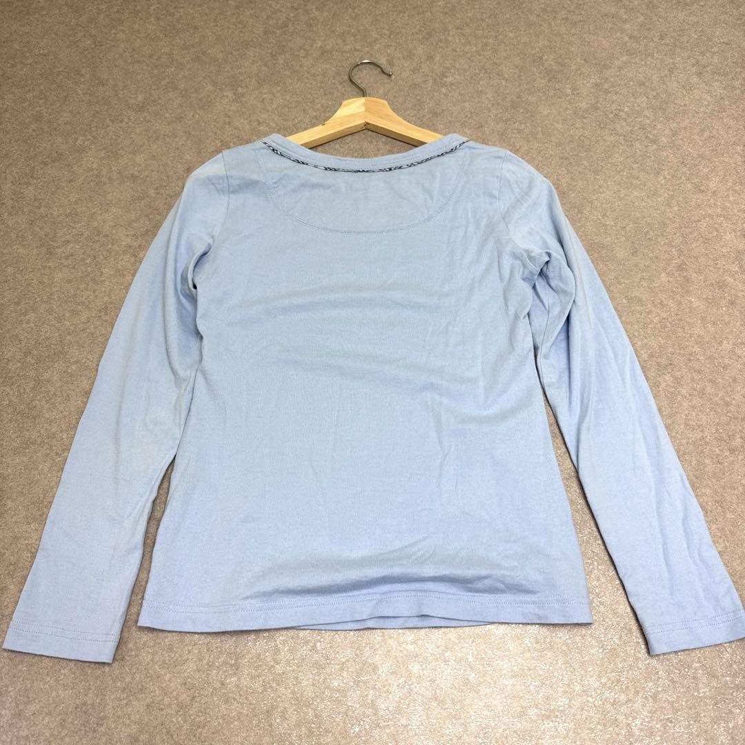 美品】BURBERRY BLUE LABEL バーバリー ロングTシャツ - メルカリ