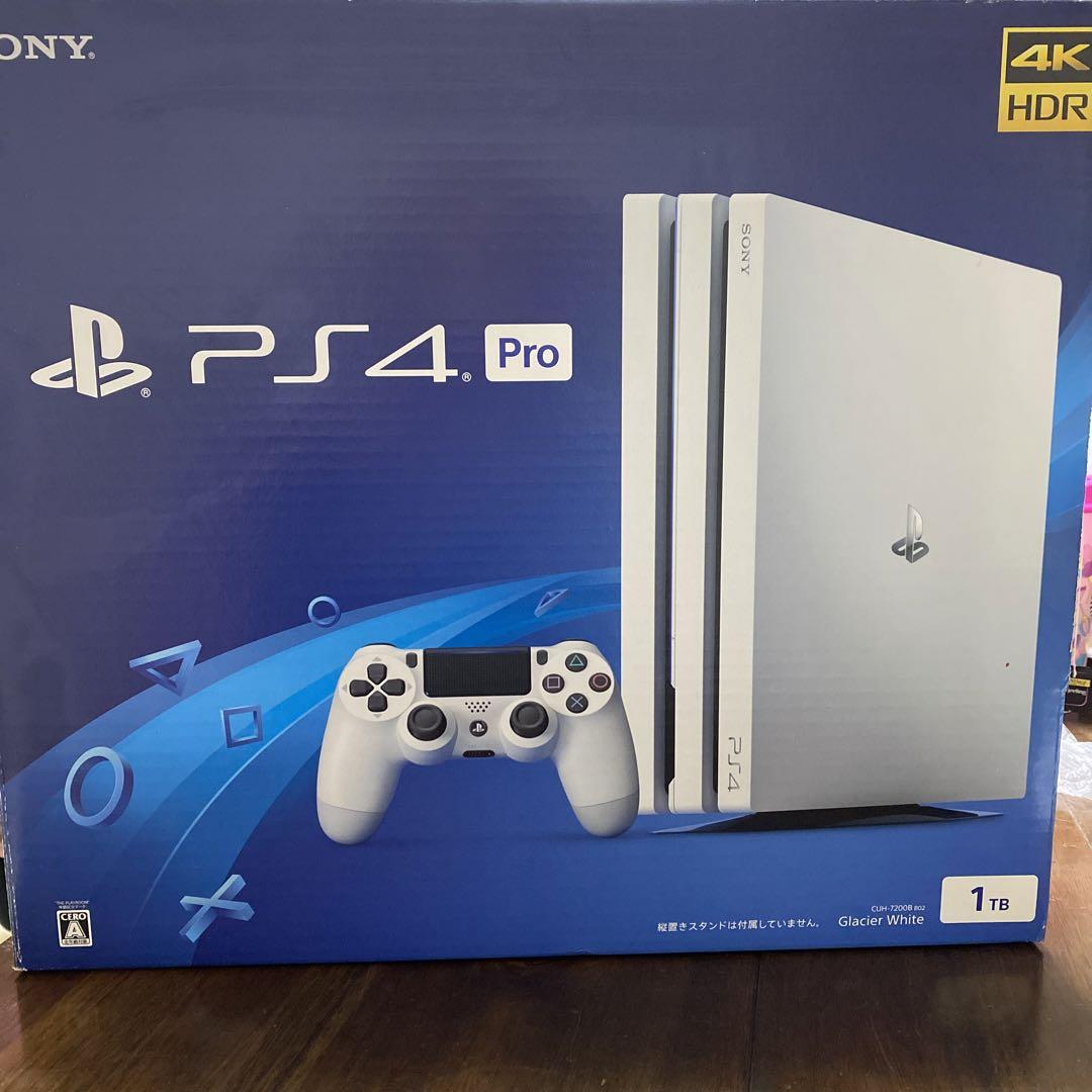 ホワイト PlayStation 4 本体 コントローラー付き　ジャンク品