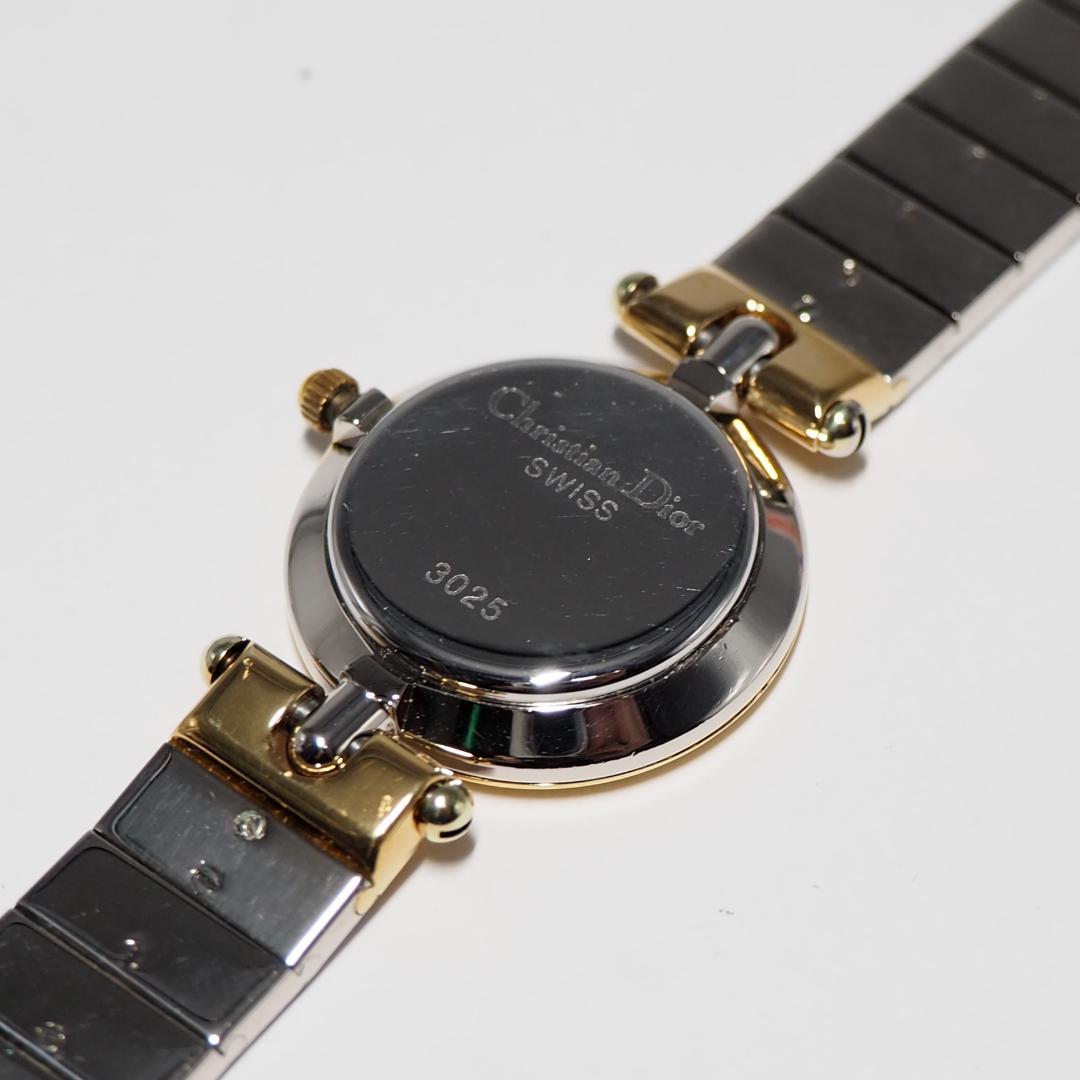美品 クリスチャンディオール DIOR ゴールド文字盤 腕時計 F704 美品 クリスチャンディオール DIOR ゴールド文字盤 腕時計 F704