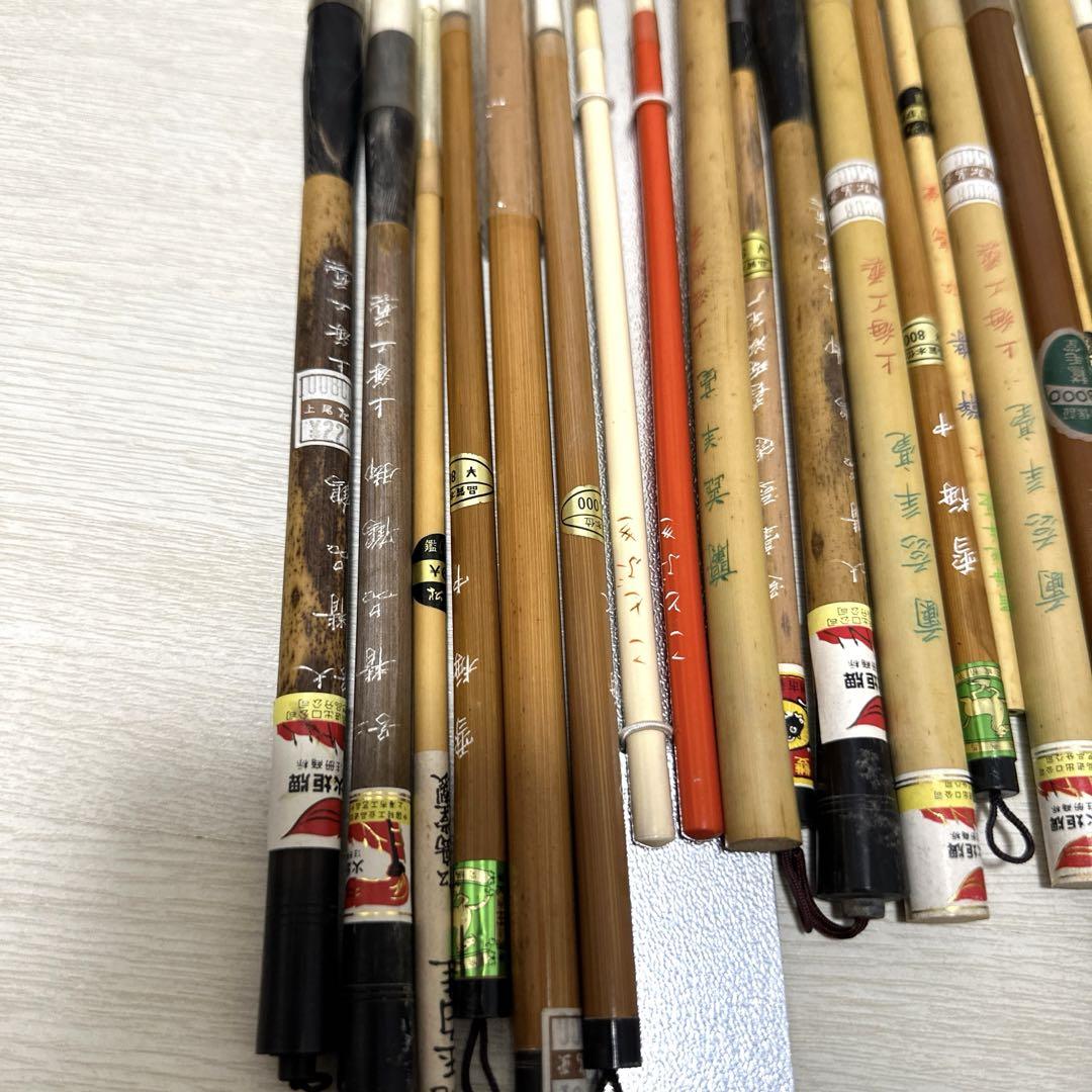 書道　羊毛筆　中国筆　上海工藝　火炬牌　  精品　双料写巻　まとめ売り