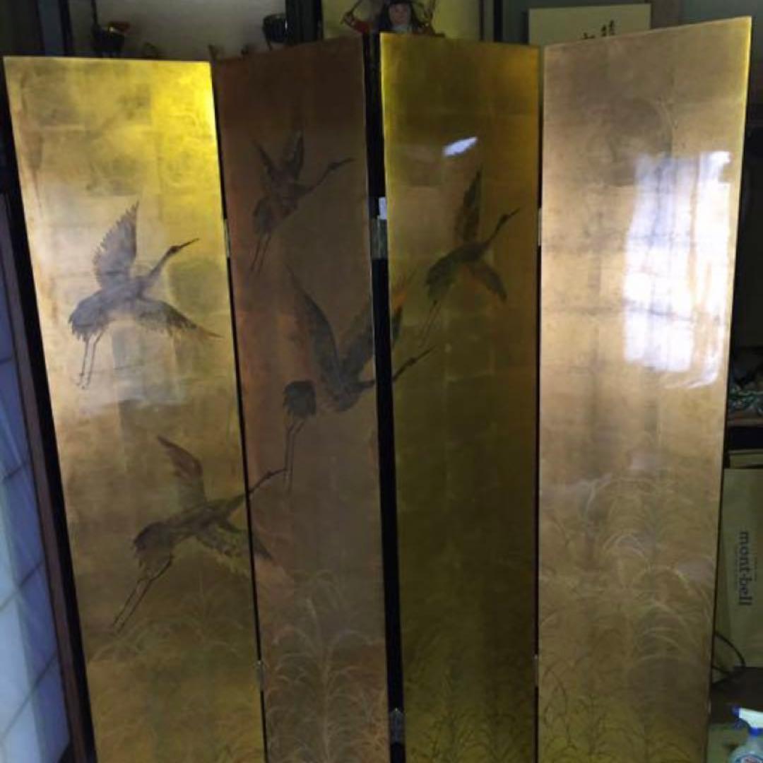 ゴールド　金屏風　BYOBU