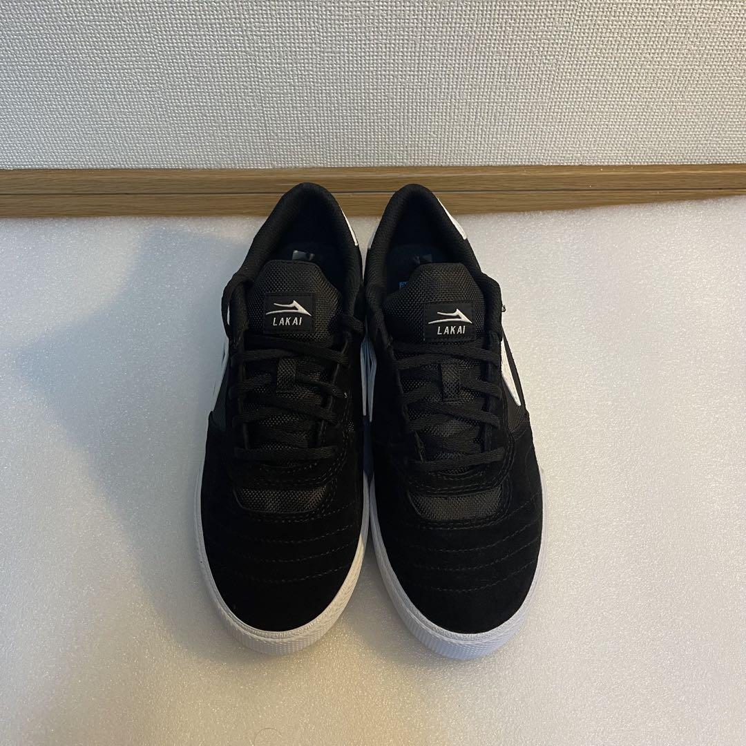 26cm LAKAI スケートシューズ ブラック/ホワイト