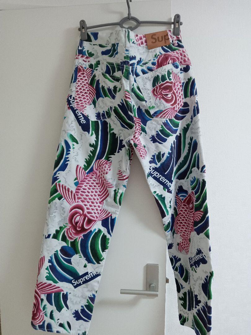 Supreme 鯉と波デザイン ジャケットとパンツセット