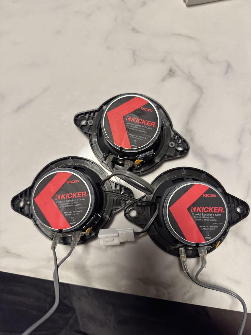 KICKER KU-KSC3504-3SP ダッシュボード＆センター用スピーカー
