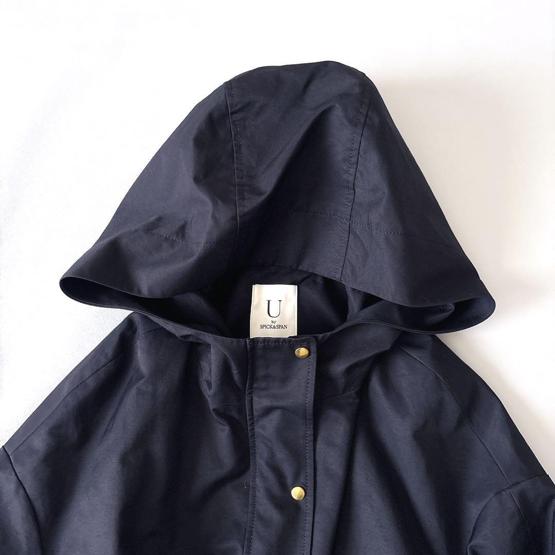 Spick&Span 黒 フード付きジャケット Spick & Span（スピックアンドスパン）の「別注フードブルゾン