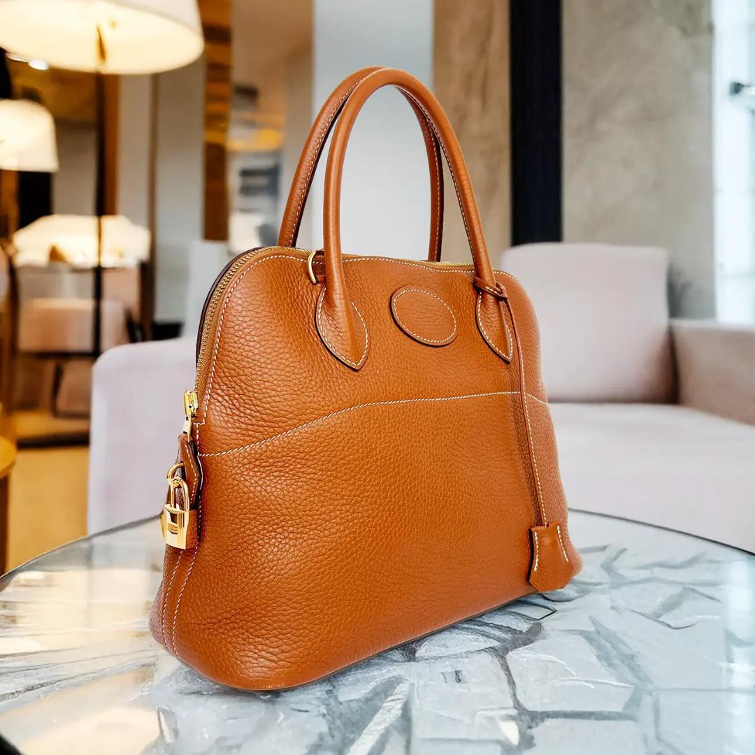 極美品 HERMÈS エルメス ボリード 31 トリヨンクレマンス ゴールド金具