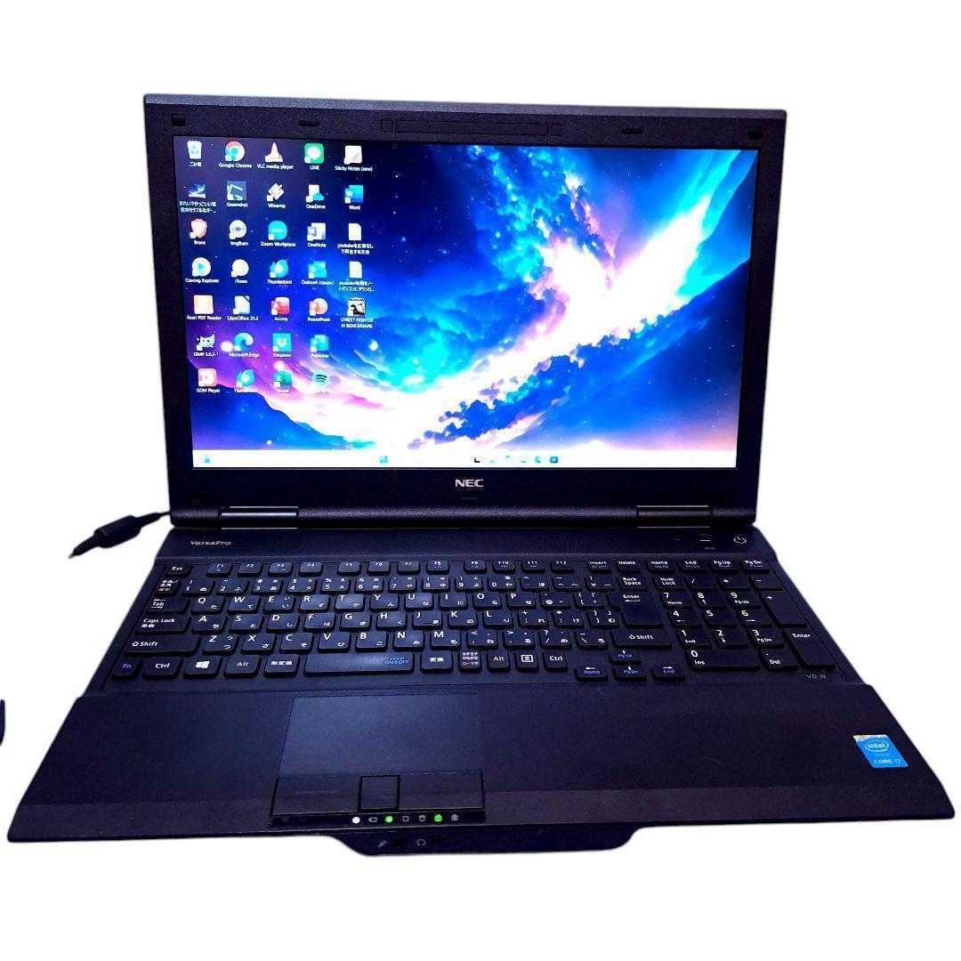 NEC ノートパソコン Windows11 オフィス付き i7 16GB SSD - メルカリ