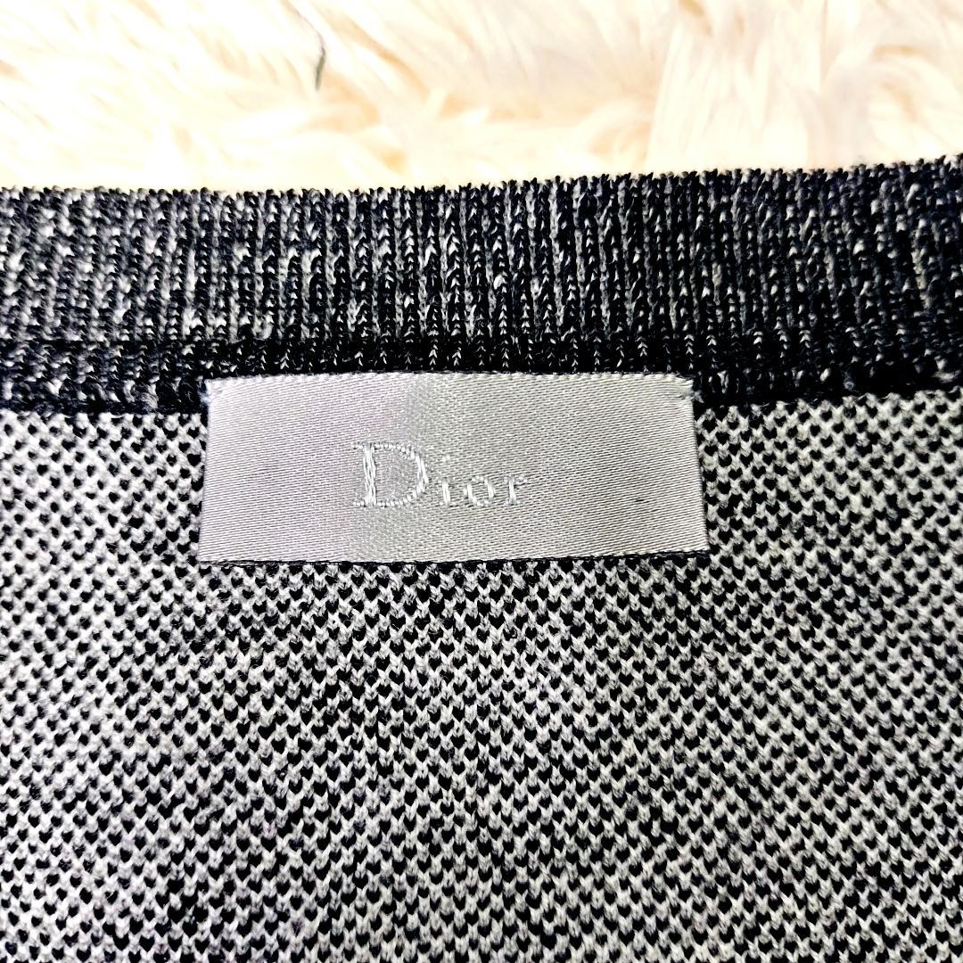 極美品✨️ディオールオム 08AW クリス期 ジオメトリックニット セーター S