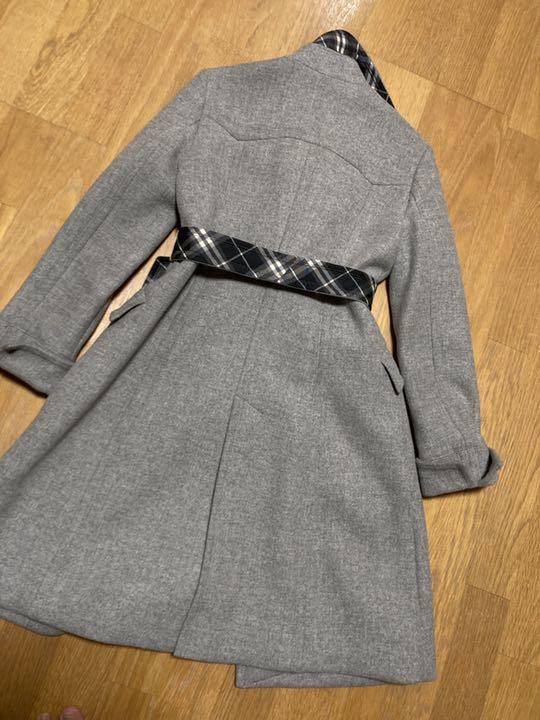 爆買い新作 美品 アンゴラ30 ウールコート グレー SmzGr-m69216099664 BURBERRY バーバリー 40 定番人気定番