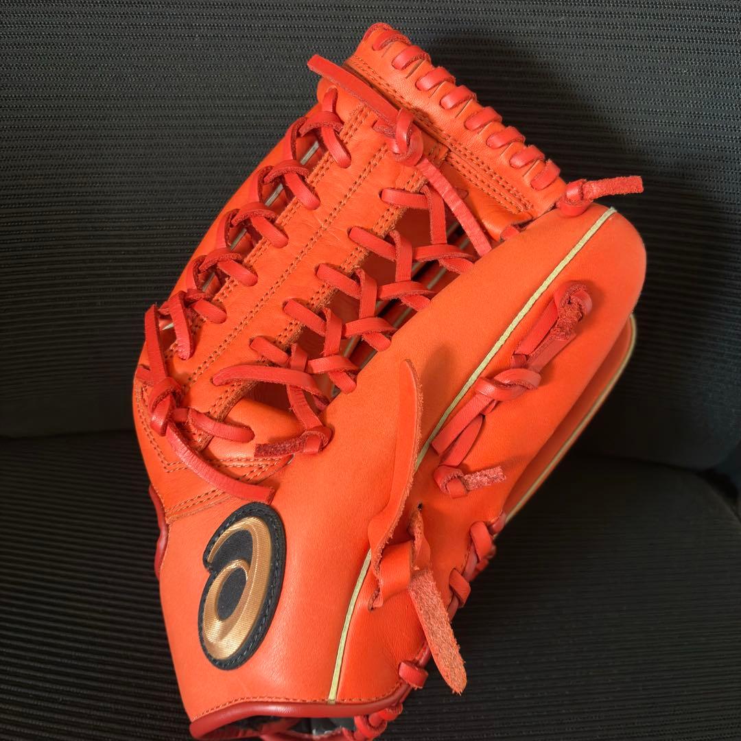 アシックス 軟式グローブ 外野asics