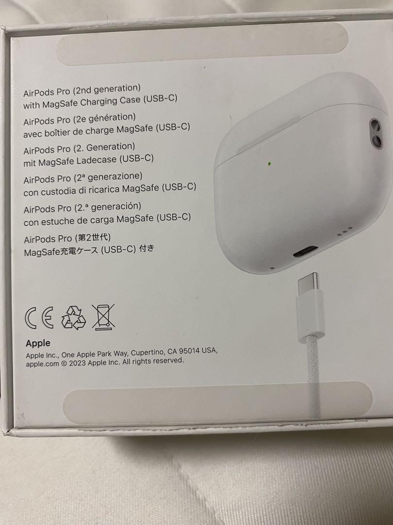 【着後レビューで 送料無料】 確実正規品 AirPodsPro2本体 USB type-C イヤホン