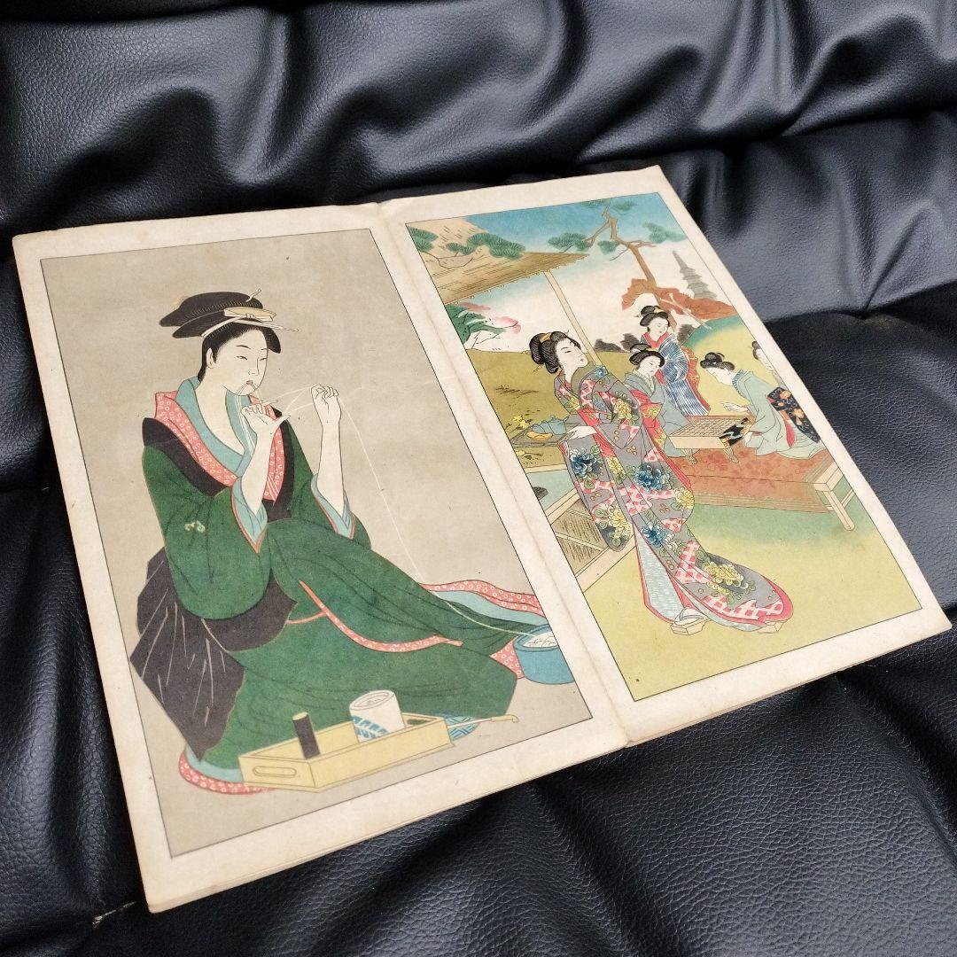 浮世絵 アンティーク 版画 骨董 錦絵 輸出用 アンティーク 浮世絵 古書 骨董 - メルカリ