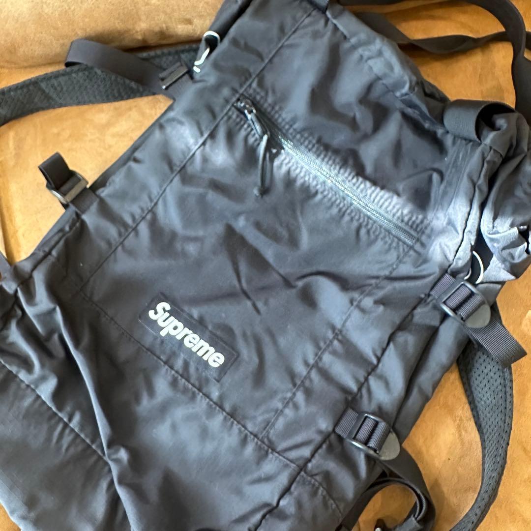 美品Supremeトートバックパック2way黒