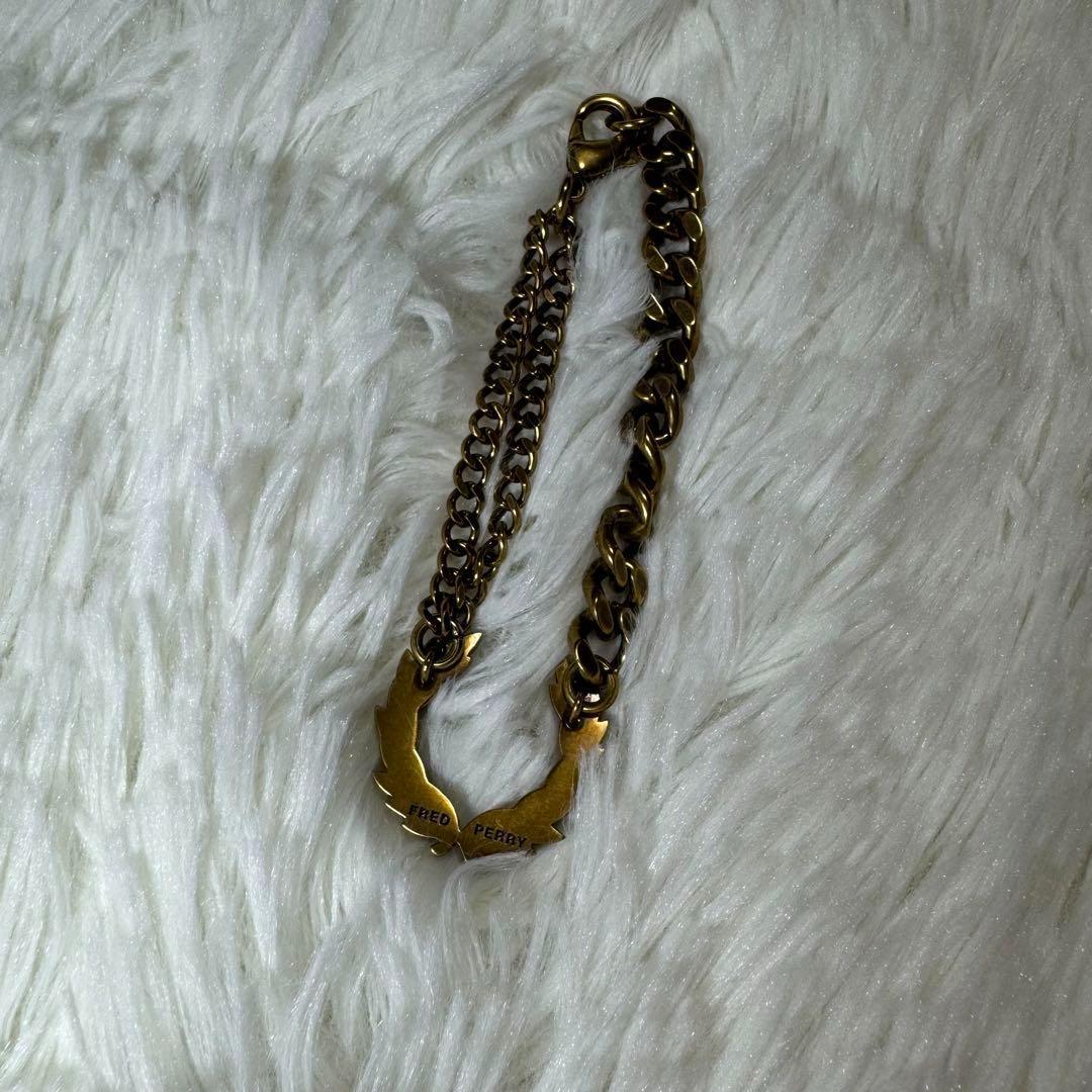 ☆【美品】FRED PERRY ブレスレットMS4714 ☆