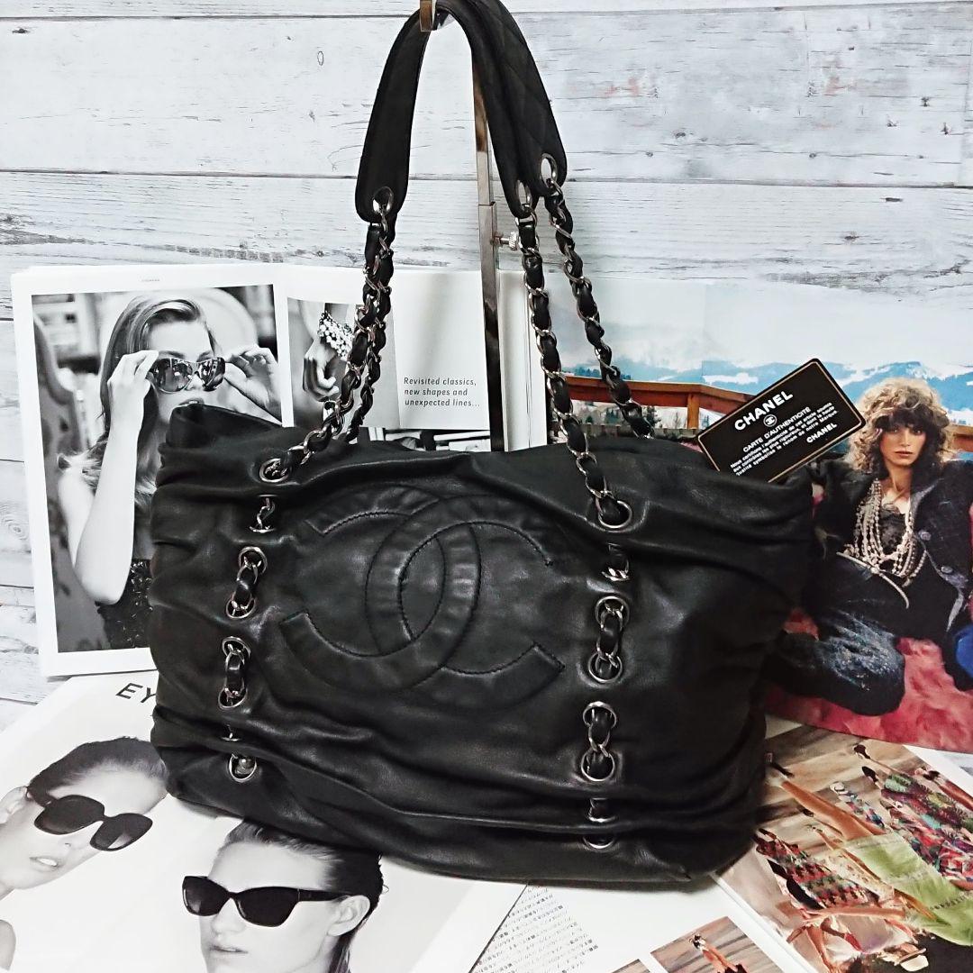 CHANELデカココ チェーンショルダーバッグ正規品 カード付き